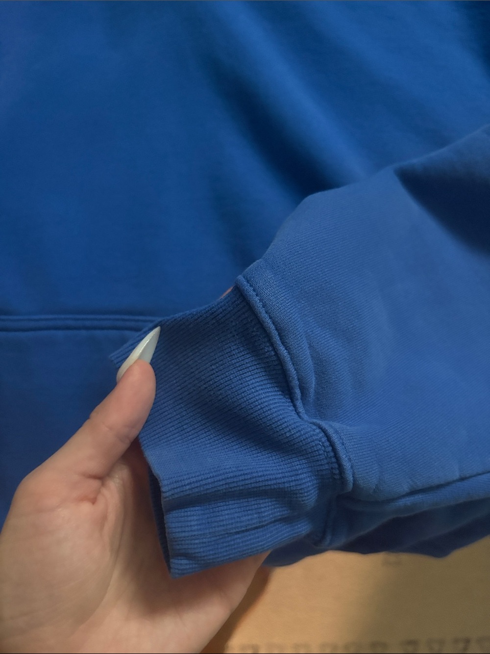 Aritzia Royal Blue Perfect Hoodie - Picture 4 of 4